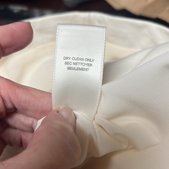 Rebecca Taylor, Ivory, Cotton, Softly Textured Tweed,Frayed Hem, EUC, Size 4 - Picture 12 of 12